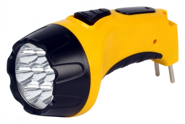 SmartBuy фонарь SBF-86-Y аккумул. 7 LED с прямой зарядкой, жёлтый (1/40) оптом