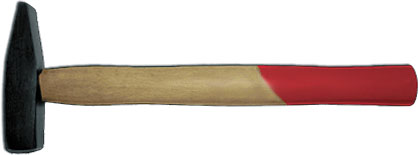 FIT Молоток с деревянной ручкой DIN 1041 Профи 400г  1/6/60 оптом