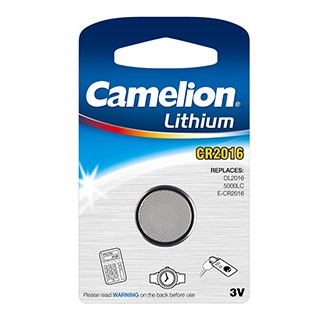 Camelion батарейка CR2016  1бл./10/90! оптом