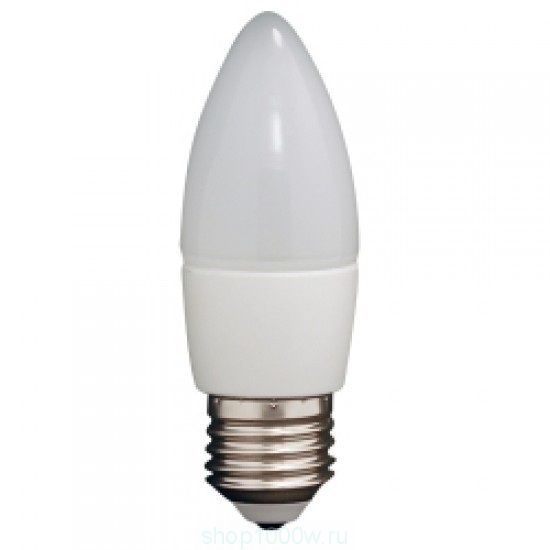 Smartbuy лампа LED-СВЕЧА  7 Вт E27 3000K SBL-C37-07-30K-E27 (10\100) оптом
