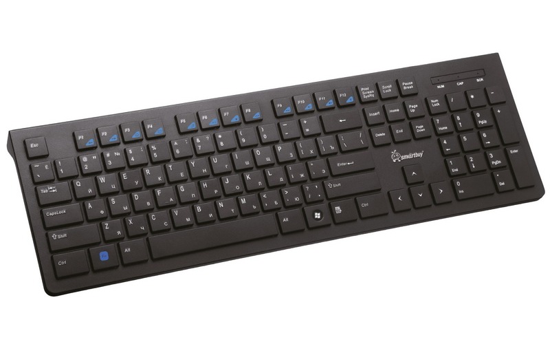 Smartbuy клавиатура Slim проводная мультимедийная 206 USB чёрная (SBK-206US-K) оптом